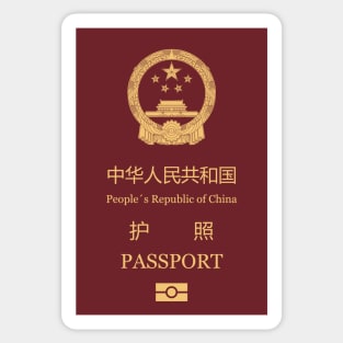 People´s Republic of China passport Sticker